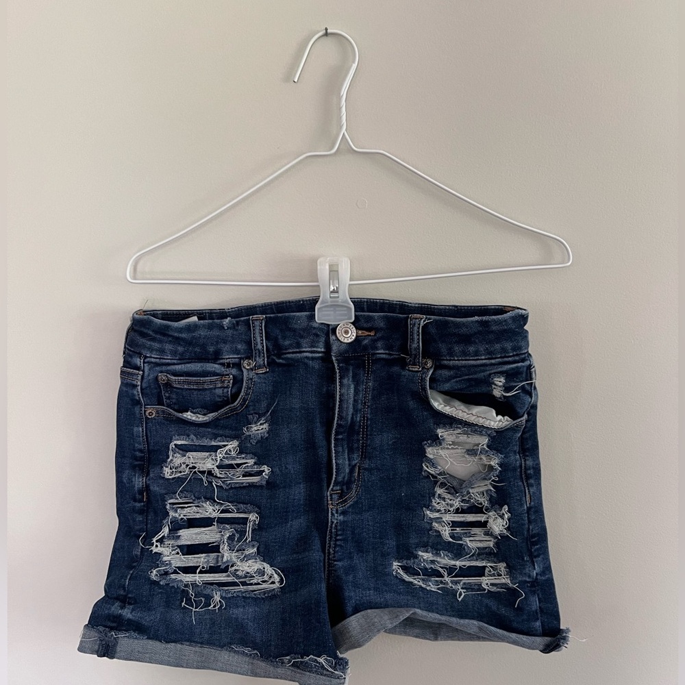 American eagle curvy hi-rise shortie